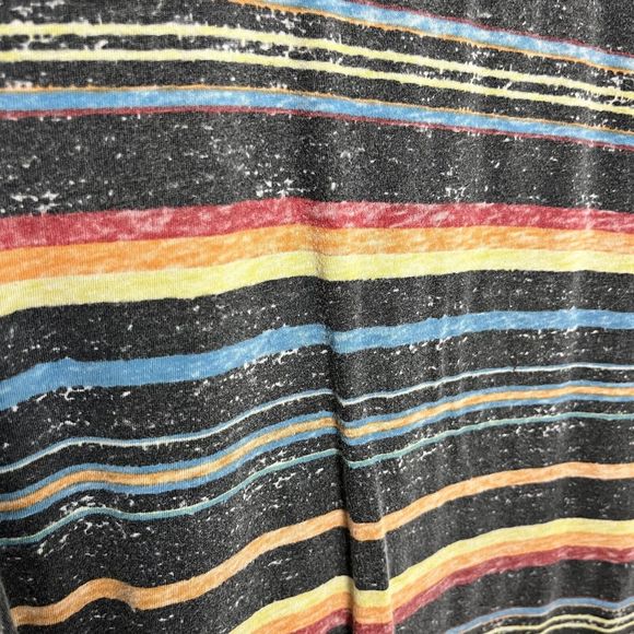 Brooklyn Cloth Mens Striped Tank Top Medium Colorful Sleeveless Scoop Neck VGCon - Picture 3 of 9